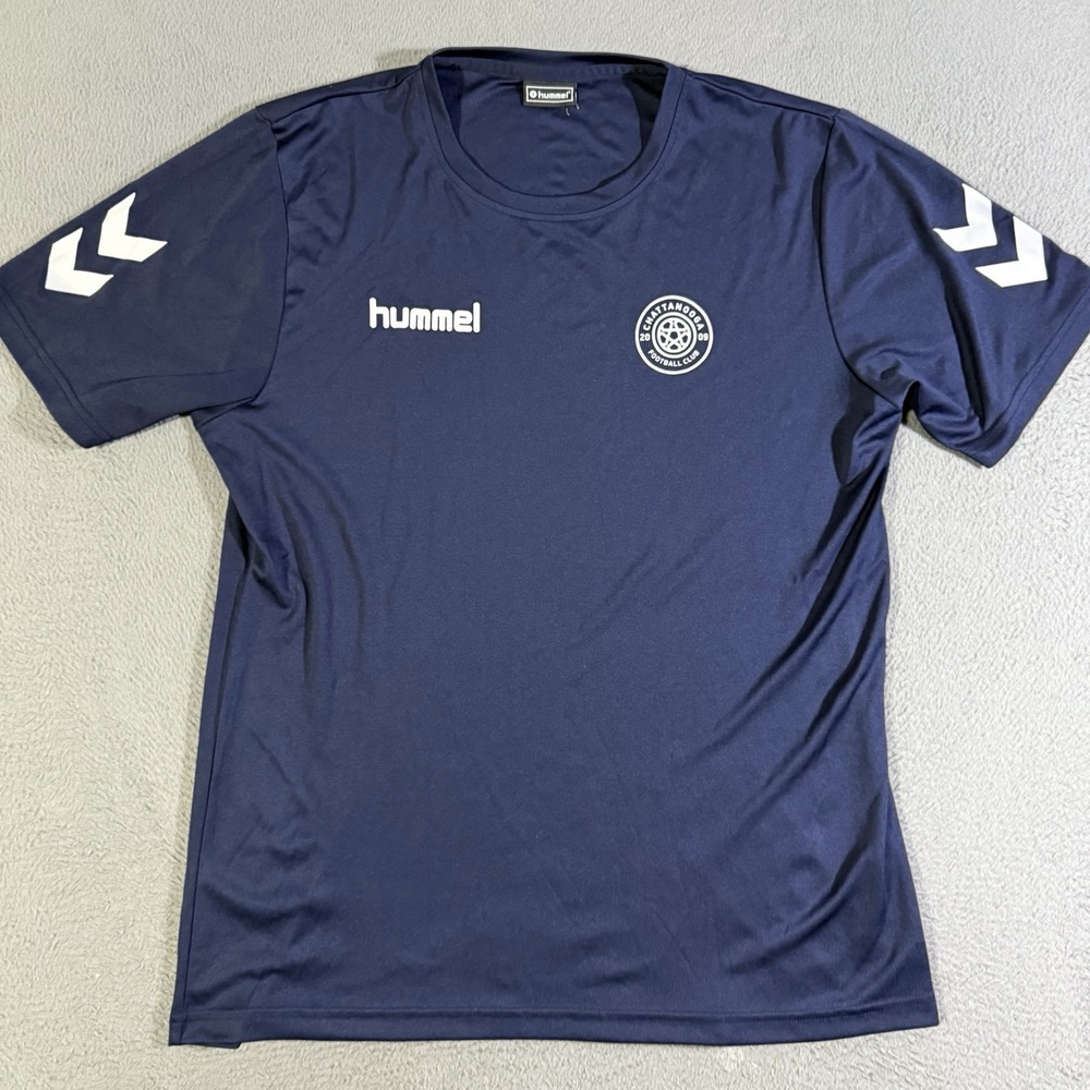 Hummel‎ Chattanooga FC Jersey Mens Large Navy Blue Soccer NISA
